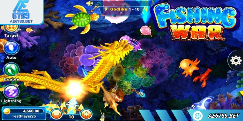 Fishing War mang đến cho người chơi phần thưởng khủng, tỷ lệ nổ cao