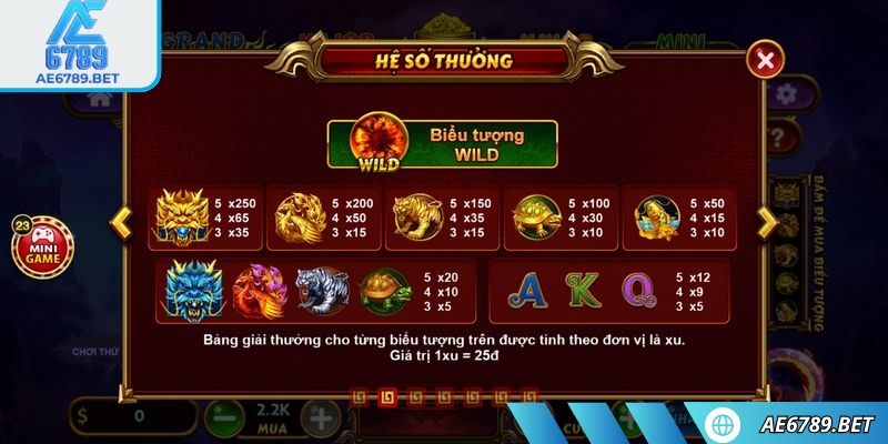 Cơ chế thưởng đa dạng